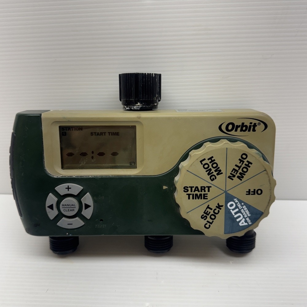 Orbit 3-Outlet Digital Hose Watering Timer 56082 Automatic Garden Irrigation